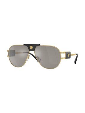 Versace Men's VE2252-10026G Fashion 63mm Gold Sunglasses